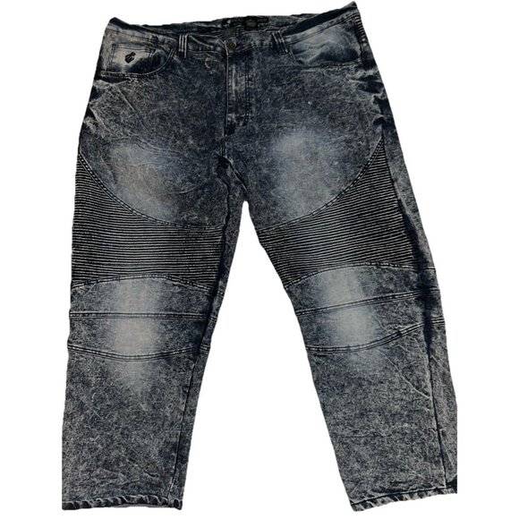 vintage Rocawear Jeans Men Acid Wash Stretch 50x30 Jeans Vintage